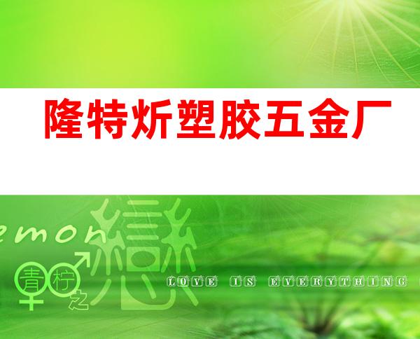 隆特炘塑胶五金厂